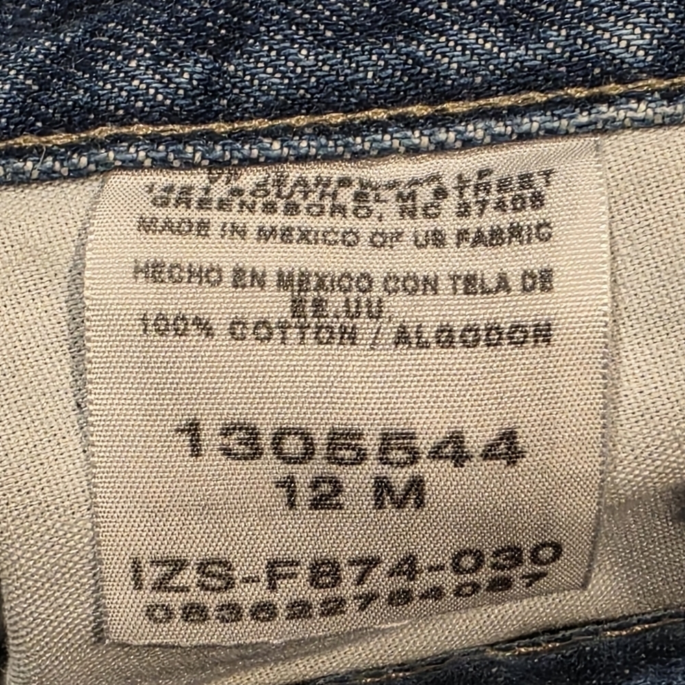 Vintage 80s 90s Riders Jeans Relaxed Highrise Straight Leg Size 12M - Picture 7 of 7